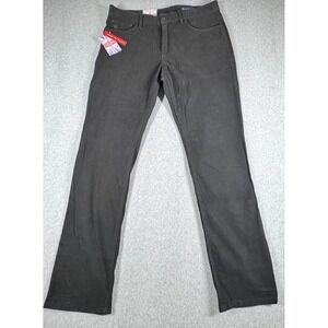 NEW English Laundry Pants Men's 34X32 Slim Straight Black Carnaby Soft Touch NWT